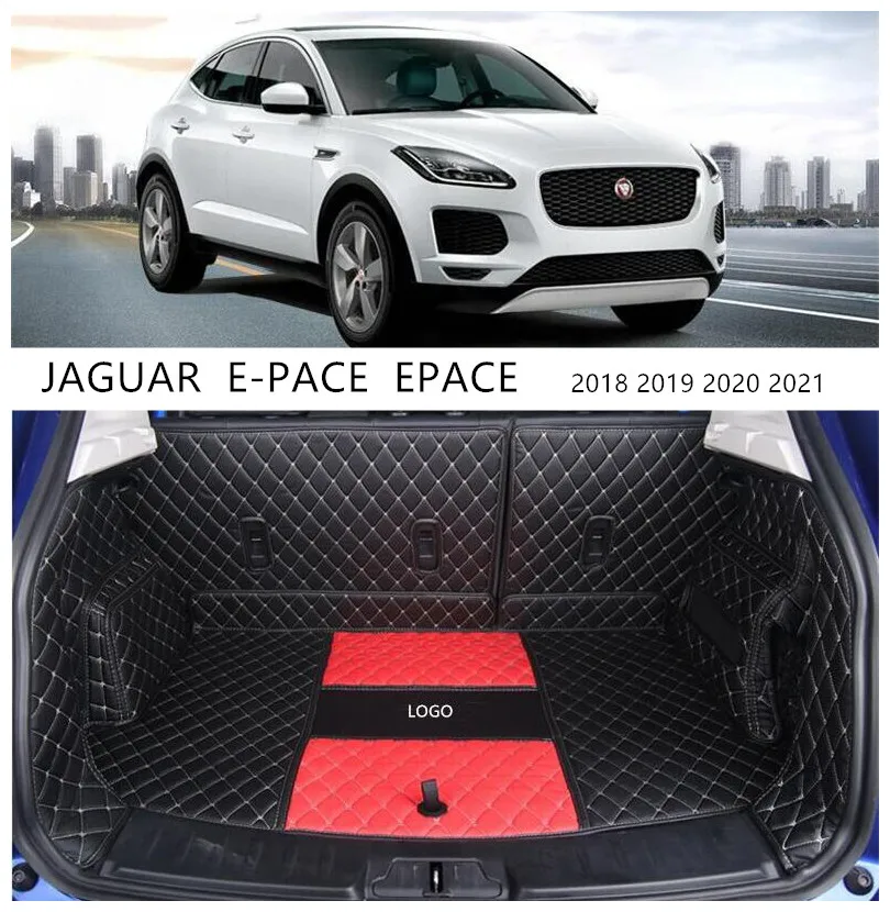 Per Jaguar E-Pace Epace 2018 2019 2020 2021 Full Rear Trunk Tray Liner Cargo Mat Floor Protector Foot Pad Mat S