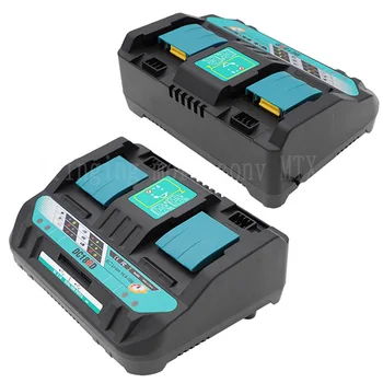 

Dual Port Charger Replace for Makita 14.4v 18v Li-ion Battery Charger DC18RD Charger for Makiita BL1830 BL1840 Bl1430 DC18RC