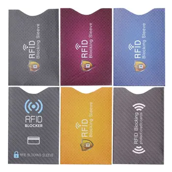 

10Pcs Anti Theft for RFID Credit Card Protector Blocking Sleeve Skin Case Cover XXUC