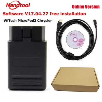 

Online Version wiTech MicroPod 2 V17.04.27 OBD2 Diagnostic Tool For-Chrysler/D-odge/J-eep Multi-Languages Micro Pod2