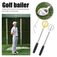 8 Sections Golf Ball Picker Golf Ball Retriever Telescopic Retriever Pick Up Grabber Claw Sucker Tool for Water Golf Gift 2
