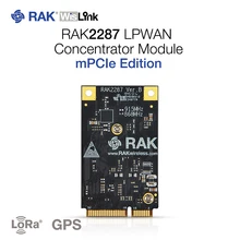 Módulo mini-pcie do concentrador de wislink lpwan baseado no equipamento de gateway de semtech sx1302 iot lorawan 1.0.2 com a microplaqueta de ZOE-M8Q gps