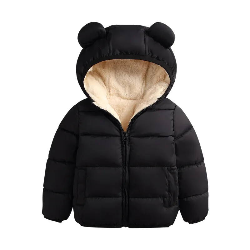 Осенне-зимняя куртка для маленьких девочек; детские пальто; модные теплые куртки с капюшоном для мальчиков; пальто; куртка; детская верхняя одежда