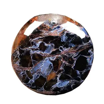 

Genuine Natural Red Blue Pietersite Pendant Jewelry For Woman Lady Man Crystal 26x9mm Round Beads Namibia Energy Stone AAAAA