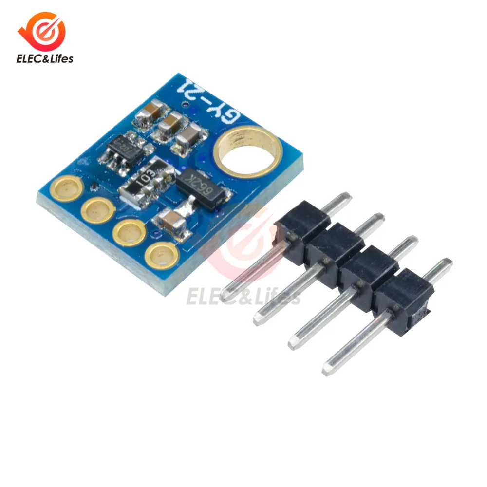 Мини-датчик влажности с I2C IIC интерфейсом GY-21-Si7021 для промышленного использования, высокоточный датчик температуры модуль низкой мощности CMOS IC