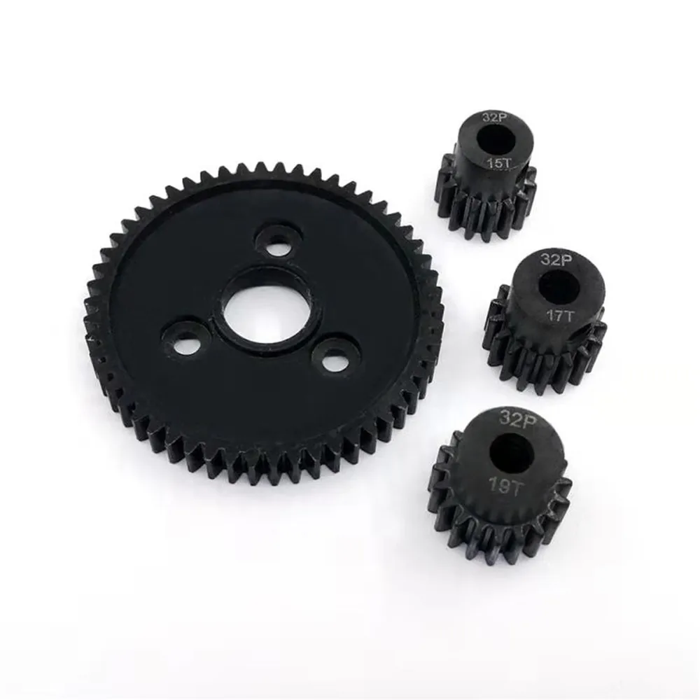 Durable Metal Spur Gear 54T+15T/17T/19T 32P Motor Pinion Gears for 1/10