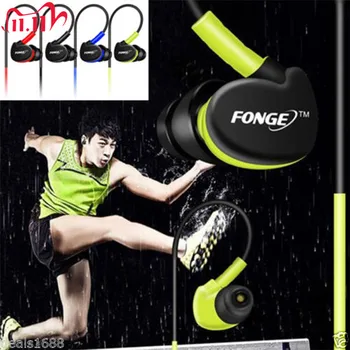 

FONGE S500 Stereo Earphone Sport Running Headphones Waterproof HIFI Bass Headset with Mic for Xiaomi Huawei Fone de ouvido