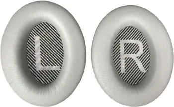 

Replacement Ear Pads Earpads Ear Cushion for QC2 QC15 QC25 QC35 AE2 AE2i AE2w SoundTrue SoundLink(QC 35 Only (i and ii) Silver)