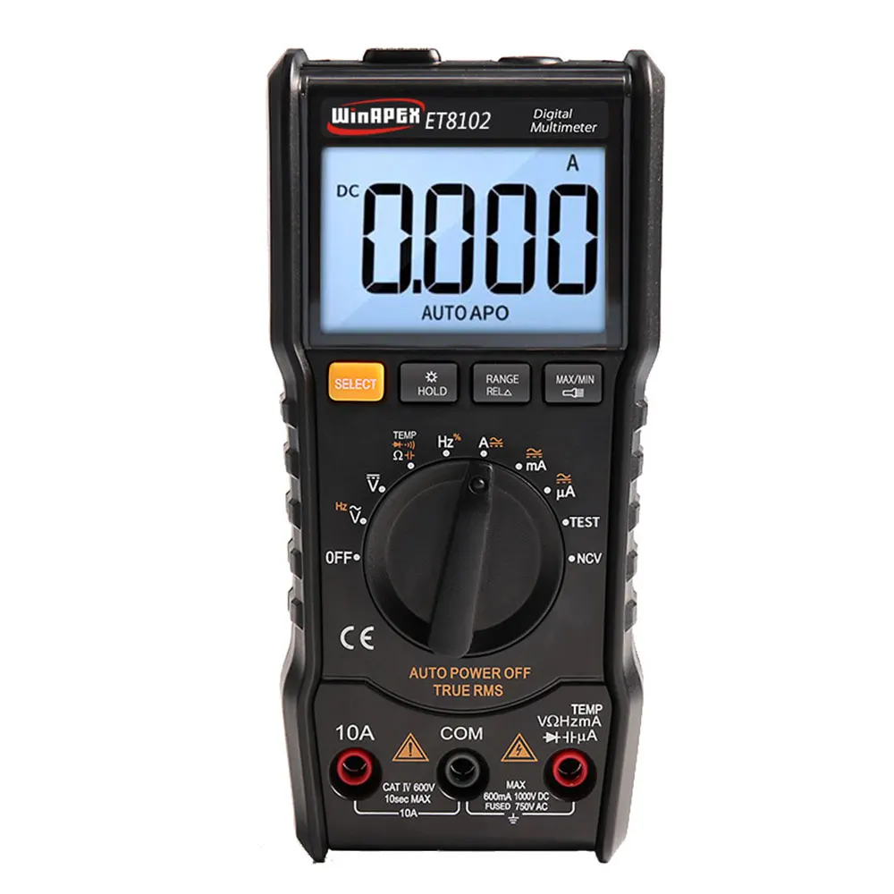 ET8101 цифровой небольшой мультиметр Профессиональный цифровой мультиметр мини портативный мультиметр