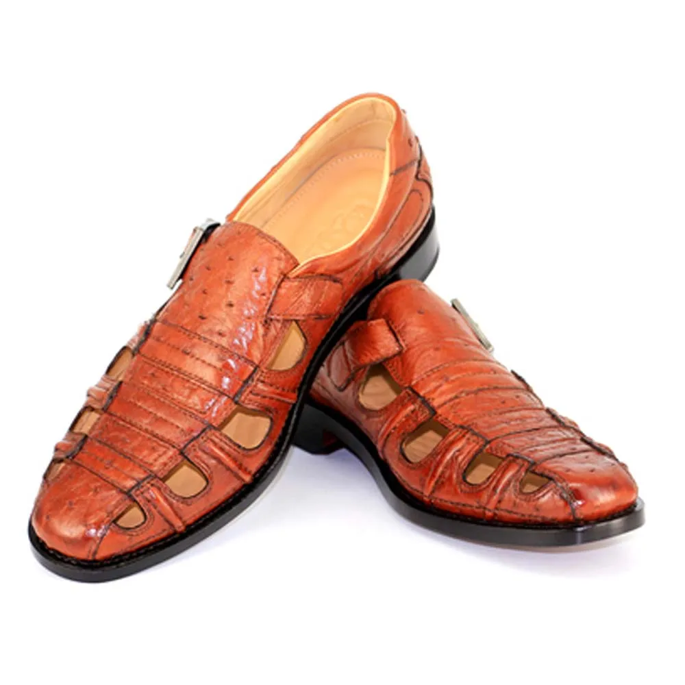 hulangzhishi men ostrich leather shoes men dress shoes male ostrich