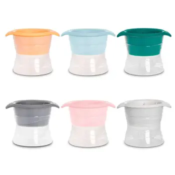 

Sphere Ice Maker Ball Molds Large Clear Rubber Reusable Plastic Opal Ice Mold Round Small Ice Cubes