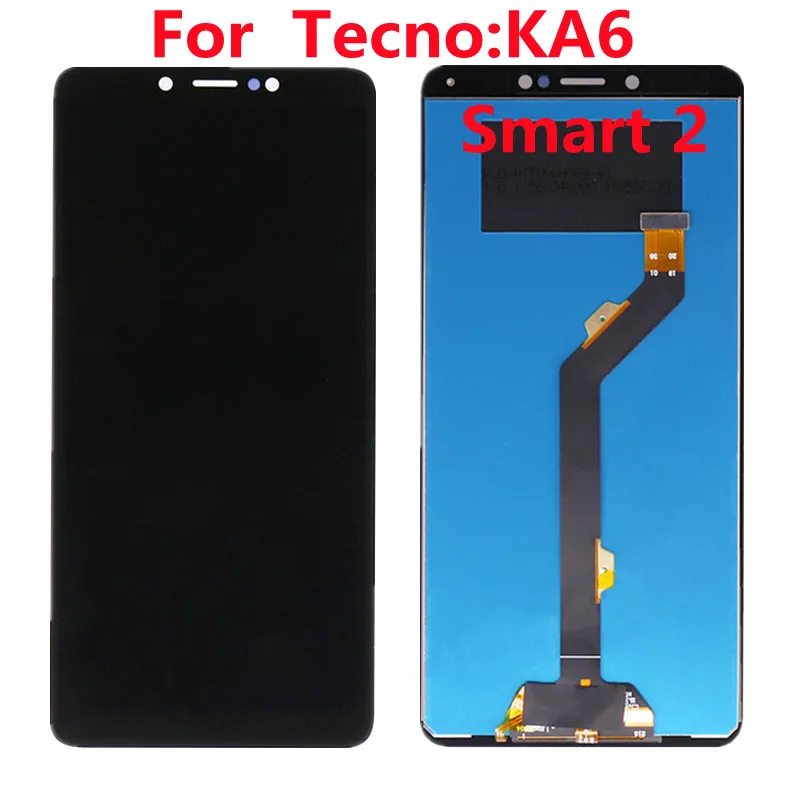 ЖК-дисплей 6 2 дюйма для Tecno Spark Youth KA6 с сенсорной панелью стекло в сборе запасные