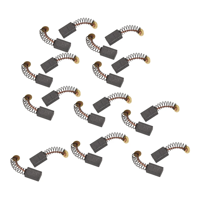 20X Electric Drill Motor Carbon Brushes 12X8x5mm Black+Gold Promotion | Инструменты