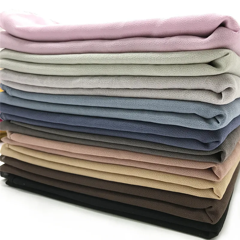 H9f3959f642eb40818771754fee648f28W 70x180cm bubble chiffon Muslim headscarf for women solid color hijab scarf shawls and wraps hijab femme Musulman kopftuch Mallzona