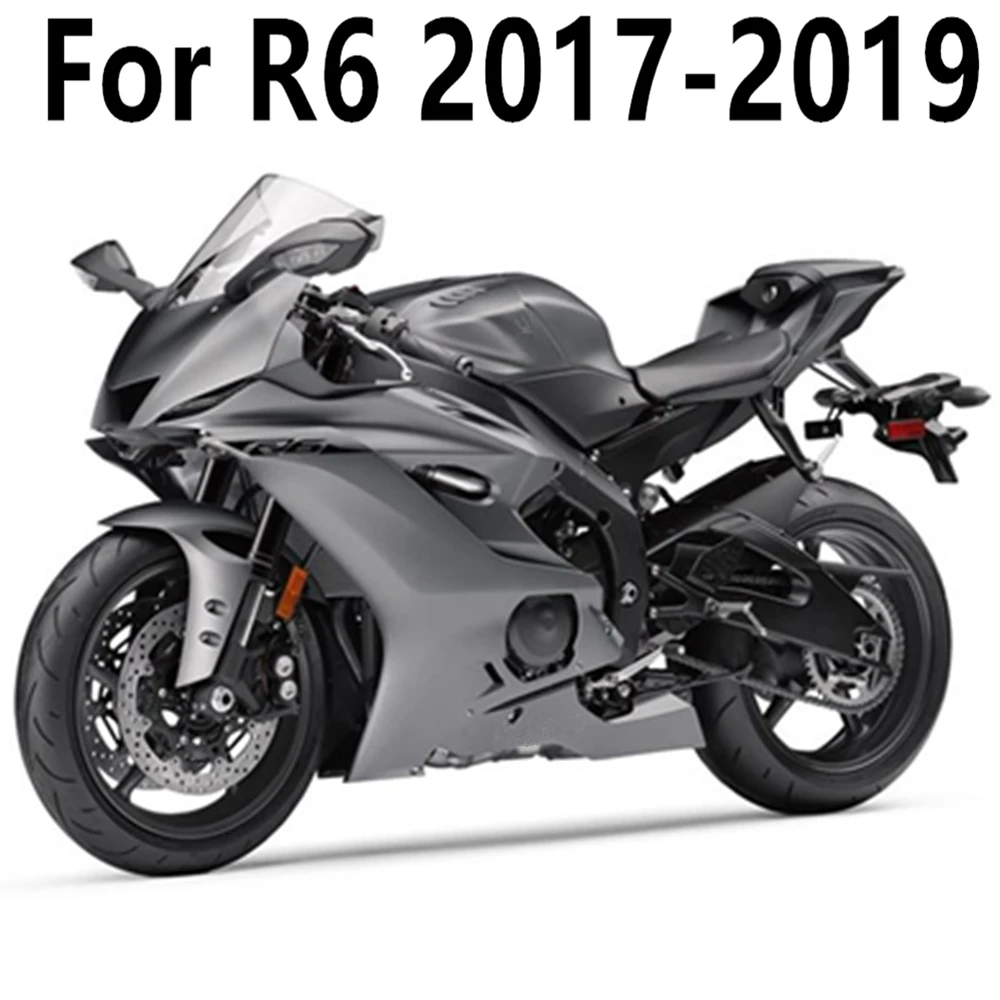 Мотоцикл для Yamaha R6 Cowling Kit 2017 2018 2019 17 18 19 полный обтекатель наборы боди Темно серый