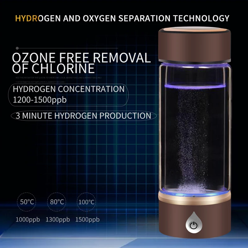 420 мл водородный корпус генератора SPE водород богатый воды Щелочной фильтр производитель портативный чашка воды Lonizer чистый Электролиз