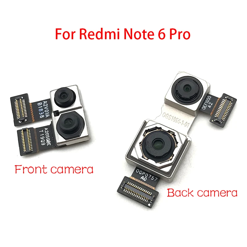 Модуль задней камеры гибкий кабель+ фронтальная камера для Xiaomi Redmi Note 6 Pro замена