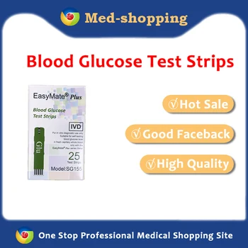 

TUV CE Blood Glucose Test Strips Blood Glucose Meter Strips For Taiwan EasyMate Home Medical Equipment Blood Glucose Test Meter