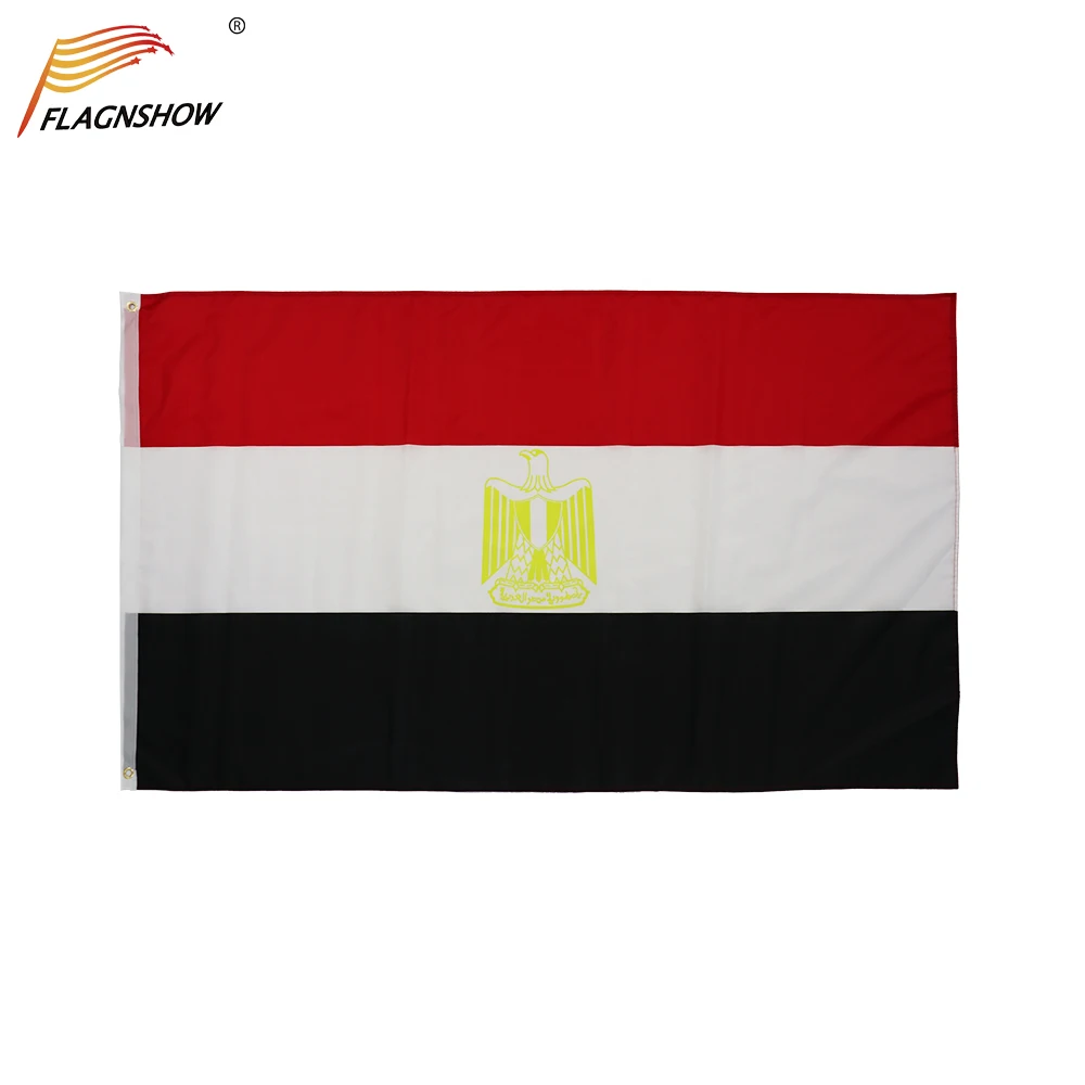 Flagnshow – drapeau égyptien de 3x5 pieds, par exemple, drapeau à