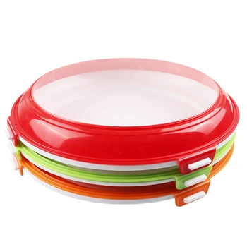 

Clever Tray Creative Food Plastic Preservation Tray Kitchen Items Food Storage Container Set Food Fresh Storage Microwave Cover