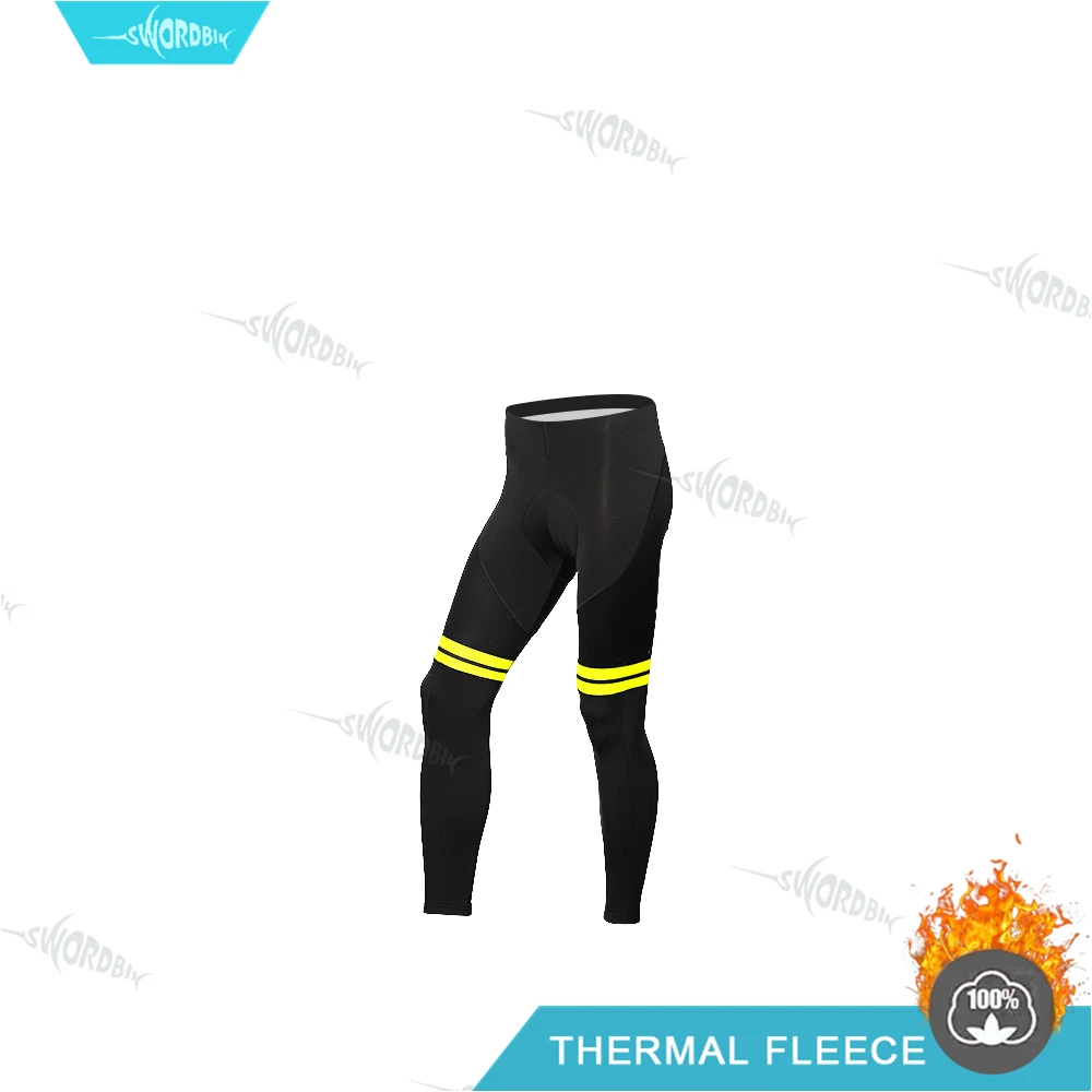 Трикотажный комплект для велоспорта, Мужская зимняя одежда, комплект для велоспорта, Теплая Флисовая одежда с длинными рукавами, Джерси, одежда для езды на горном велосипеде велокостюм - Цвет: Pants