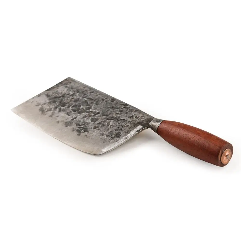 ZhenSanHuan Hand Hammered Forged Chef's Knife Cook's knife Cleaver Full Tang Carbon Steel- All Purpose Knife