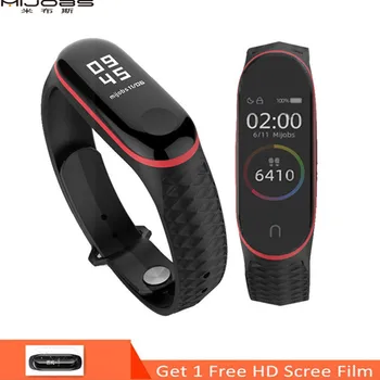 

Mijobs Mi Band 4 Strap Aurora Silicone Sport Strap for Xiaomi Mi Band 4 Bracelet Correa MiBand 4 Wristband Replace Wrist Strap