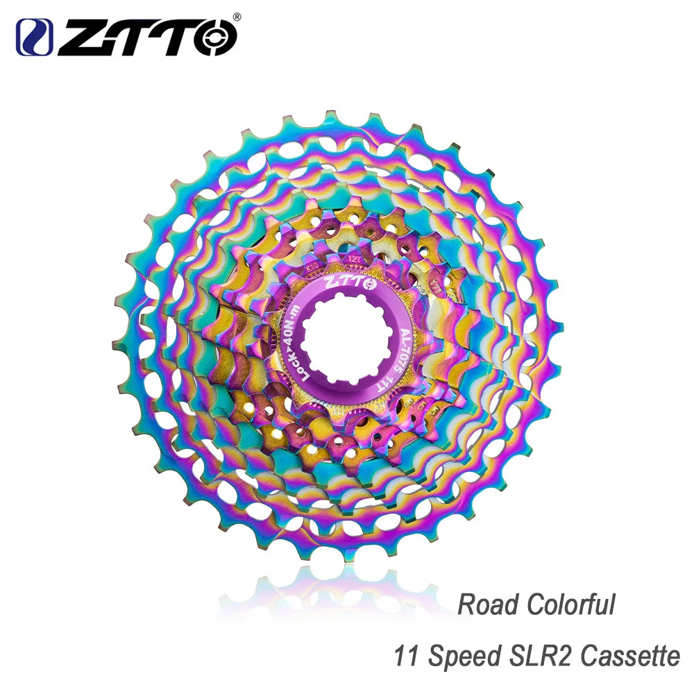 SLR велосипедная Звездочка свободного хода 10/11 скорость 11-28T 32T 34T 36T 46T 50T для BMX MTB дорожный велосипед Цветной Кассетный Маховик гравий - Цвет: 11S 36T SLR Colorful