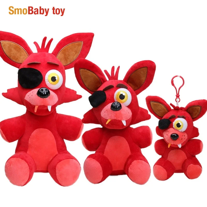 

15cm-45cm Five Nights at Freddy's Plush Toy FNAF Toys Nightmare Phantom Foxy Freddy Fazbear Stuffed Keychain Doll Dropshipping