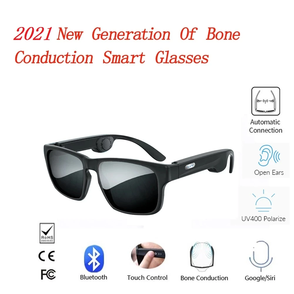 bone conduction bluetooth smart glasses