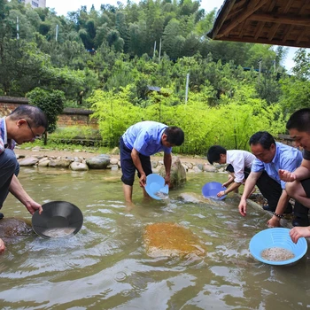 

Plastic Gold Basin Nugget Mining Pan Dredging Prospecting River Tool For Mountainous Areas, Rivers, Creeks
