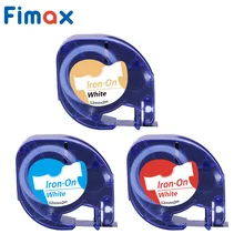 3 шт. 18771 18775 для DYMO LetraTag Ткань Утюг на запечатанных лент для 18768 18779 18769 18773 18776 для DYMO Letratag принтеры этикеток