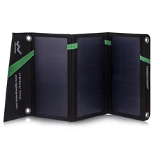 5V2A 21W Sunpower Portable Folding solarUSB Phone panel charger for mobile phone waterproof
