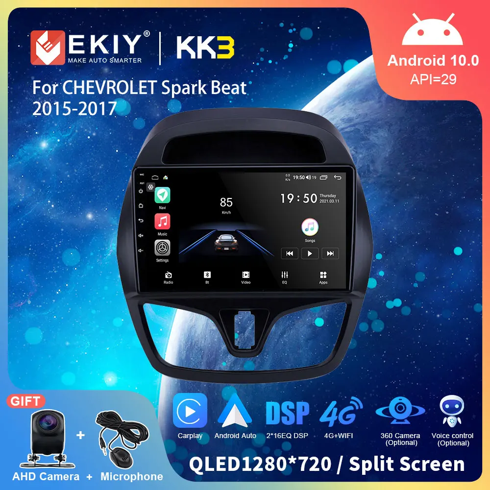 純正販売済み Ekiy 8コア4グラムandroid 10車ラジオシボレースパークビート15 17マルチメディアプレーヤーgpsナビゲーションステレオヘッドユニットno Dvd 大阪販売中 Drive Polhas Ac Id