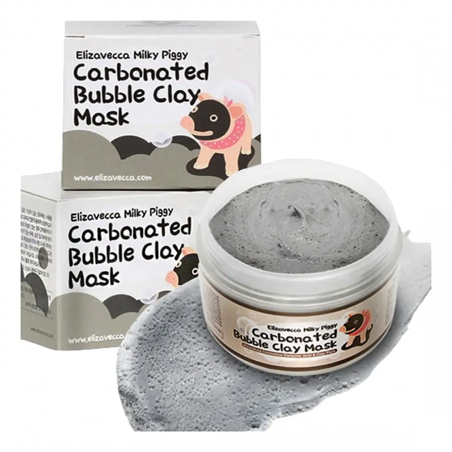 Пузырьковая маска отзывы. Milky Piggy carbonated Bubble Clay Mask. Маска Elizavecca Milky Piggy carbonated Bubble Clay. Глиняно-пузырьковая маска для лица Elizavecca Milky Piggy. Elizavecca маска для лица глиняно-пузырьковая - Milky Piggy carbonated Bubble Clay Mask, 100г.