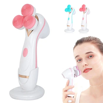 

DIOZO Electric Facial Cleansing Brush Deep Pore Cleaning Waterproof Skin Massager Device Silicone Face Cleanser