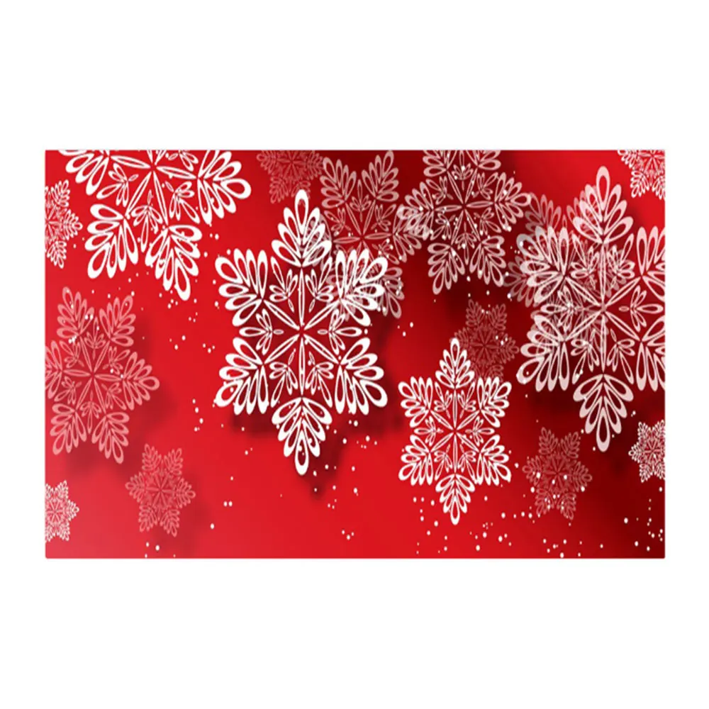 Противоскользящие рождественские ковры из полиэфирного волокна Снеговик Чай Декоративная скатерть Спальня мягкий коврик олень софы кровати Гостиная