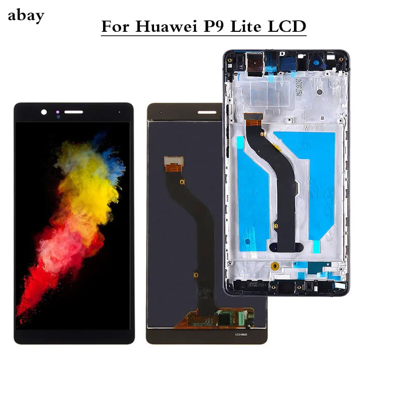 

5.2'' Display For HUAWEI P9 Lite 2016 Display Screen with Frame for HUAWEI P9 Lite LCD Display VNS-L31 L21 L19 Replacement Parts