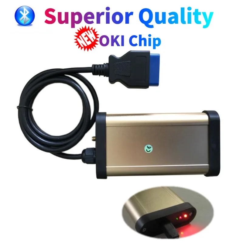 PROD 1005001728195402 Gold VD DS150E CDP with Bluetooth Function With
OKI (M6636B OKI Chip) Best Quality OBDII OBD2 Scanner Interface
Diagnostic Tools