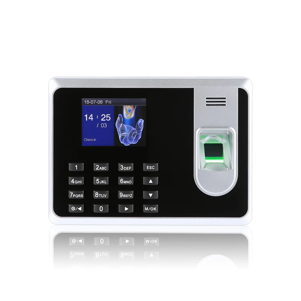 New Latest Firmware Auto Electronic ADMS Time Management Equipment Unit +USB Disk TCP/IP Fingerprint Scanner KA88-A