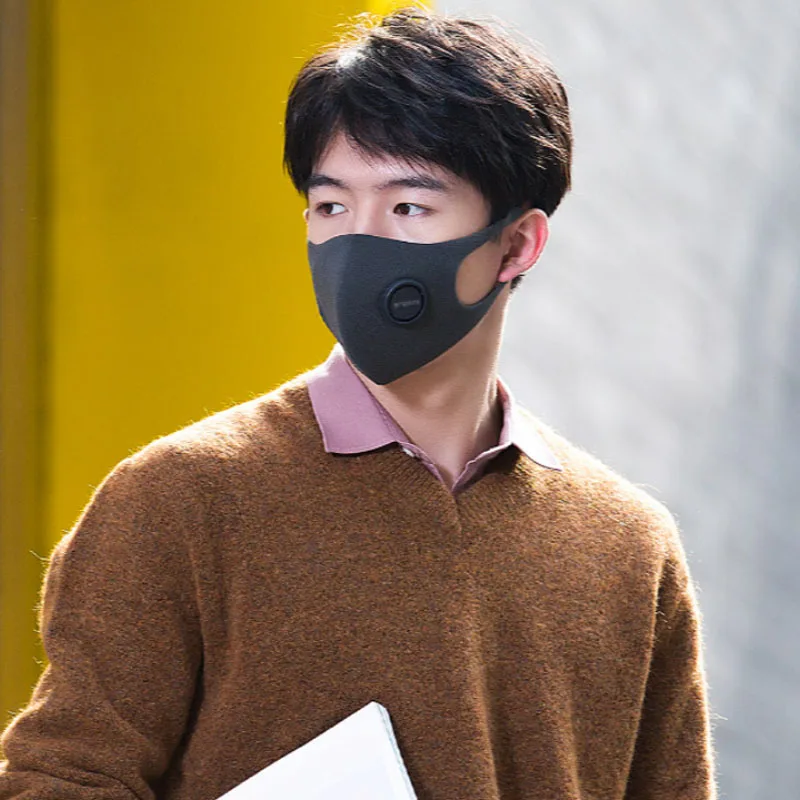 Stock Xiaomi Smartmi Mask PM2.5 Haze Anti-haze Adjustable Ear Hanging 3D Design Comfortable Light Breathing S M L 6