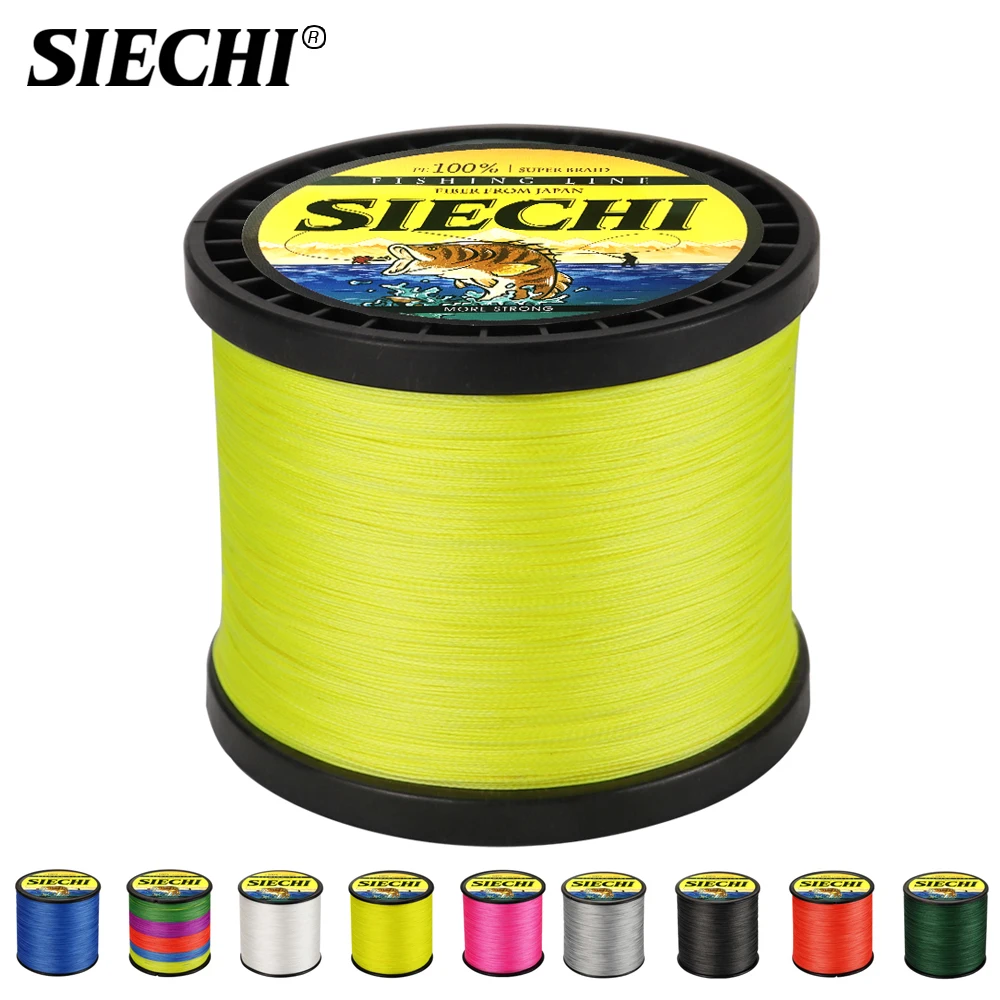 Леска SIECHI PE 300M 500M 1000M 12-83LB японская леска из монофиламента сверхпрочная для ловли