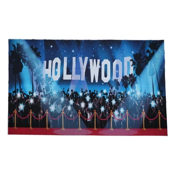 

Hollywood Vinyl backdrop Photography Photo Studio background Prop 9X6FT
