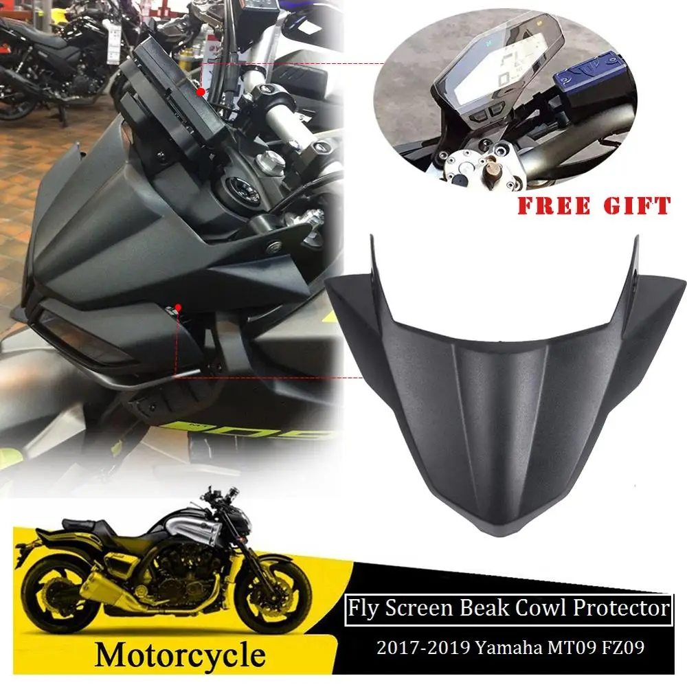 Защитная крышка для переднего крыла 17 19 YAMAHA MT09 FZ09 Beak защита ветрового стекла ABS