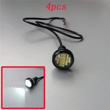 

4pcs RC Boats Lighting LED Light with Metal Mount Waterproof 12V High Power LED Eagle Eye Light 3S Lipo for Model Bait Tug Boat