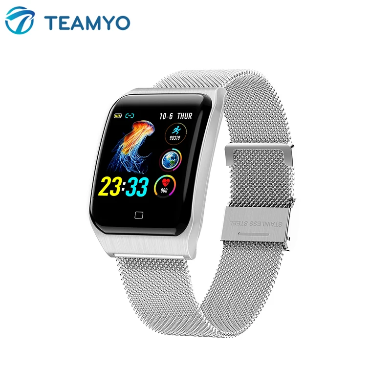 

F9 smart watch AF6 smart fitness bracelet men color touch screen smart band heart rate monitor blood pressure health wristband