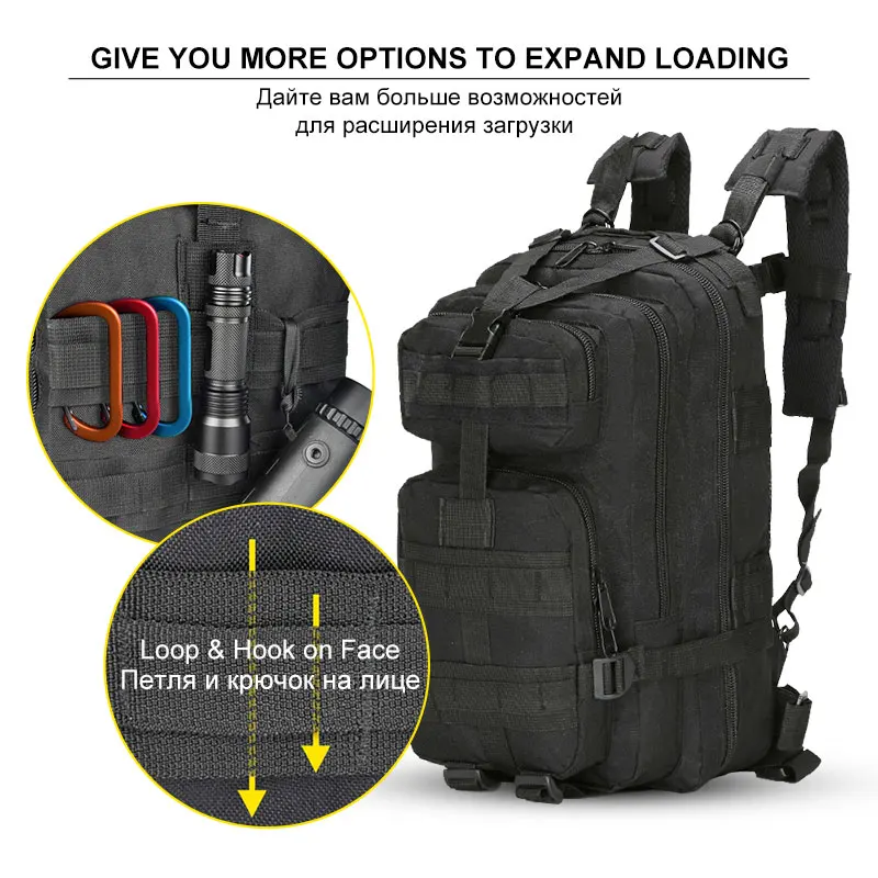 35Л вместительный мужской армейский военный тактический большой рюкзак Водонепроницаемый Открытый спортивный походный Кемпинг Охота 3D рюкзак сумки для мужчин