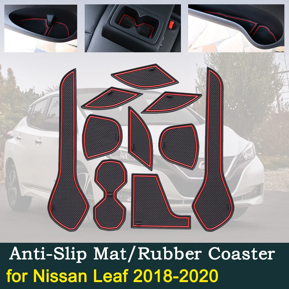 Противоскользящая подушка на дверную резиновую подушку для Nissan Leaf 2018 ~ 2020 2019 ZE1