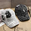 2021 New Lnstitute Style Baseball Cap Male Korean Retro Style Wild Caps Newspaper Design Simple Fashion Sun Hat 3