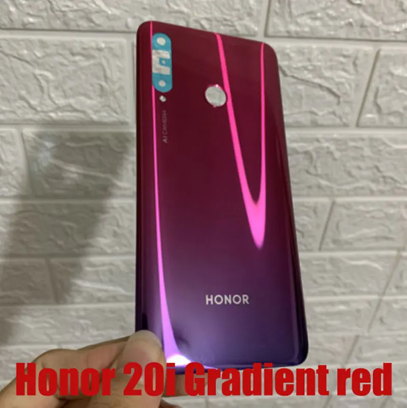 Оригинальная задняя крышка для huawei Honor 20i, задняя крышка для батареи, Задняя стеклянная крышка, чехол для Honor 20 Pro, запасные части